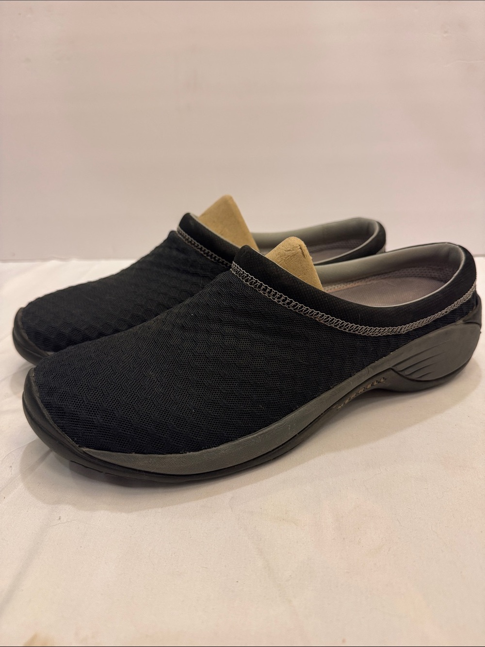 Merrell Black Knit Slip-On Women's Clog